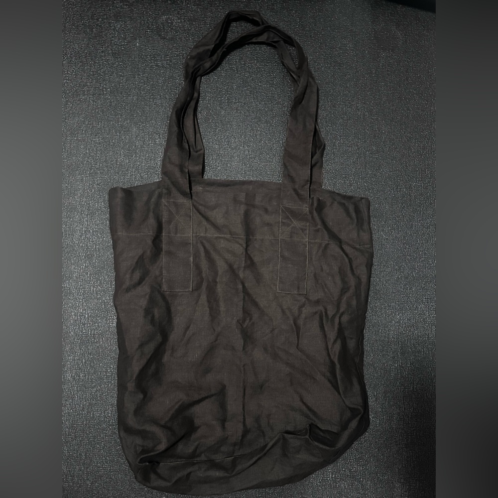 Flax By Jeame Engelhart Linen Large Tote